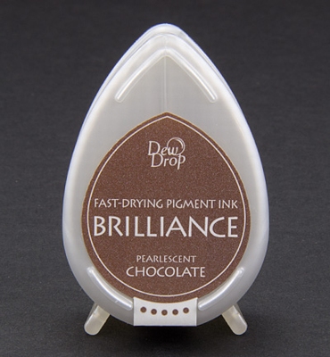 Brilliance Dew Drop inktkussen Pearlescent Chocolate
