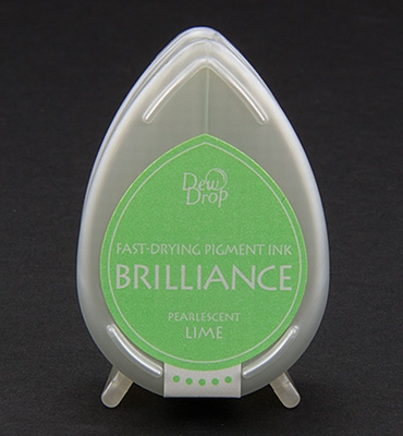 Brilliance Dew Drop inktkussen Pearlescent Lime