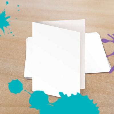 Mart Renovatie Gebakjes Blanco dubbele kaarten | 275 grams | 300 x 105 mm | 25stuks