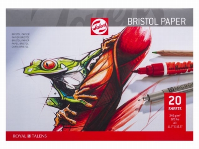 Talens bristol papier glad 246 gram A3