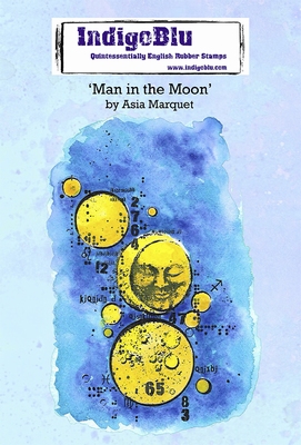 IndigoBlu stempel Man in the Moon by Asia Marquet