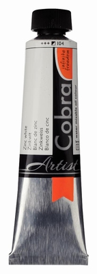 Cobra Artist Tube 40 ml Zinkwit 104