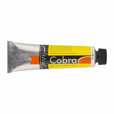 Cobra Artist Tube 40 ml Permanent Citroengeel 254