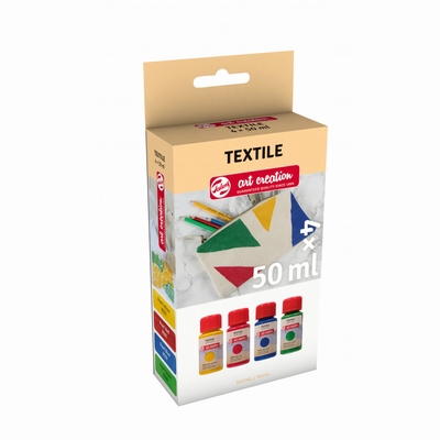 Talens Art Creation Textiel Set 4x 50ml Parel