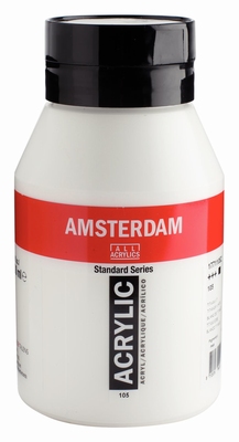 Amsterdam Acrylverf | Titaanwit 105 | 1000 ml