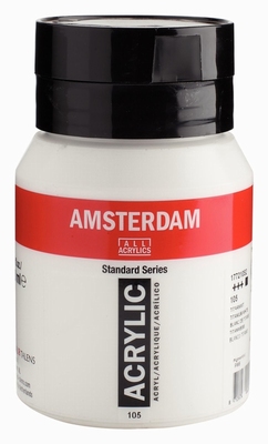 Amsterdam Acrylverf | Titaanwit 105 | 500 ml