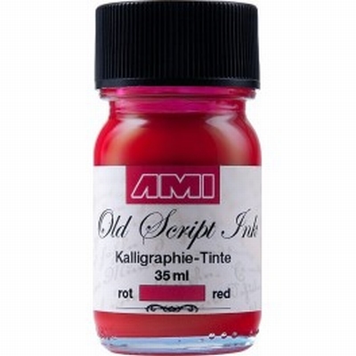 Old Script Ink | Kalligrafie Inkt ROOD | 35 ml