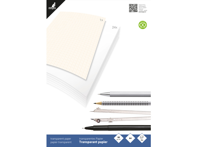 Transparant papier Kangaro A4