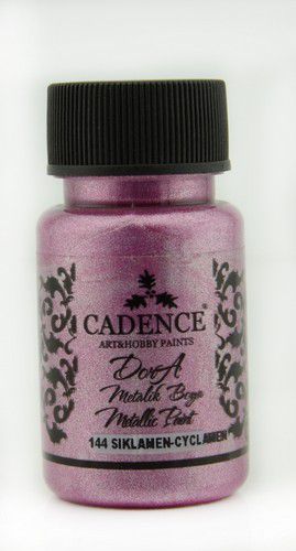 Cadence Dora metallic verf Cyclaam roze  0144 | 50 ml