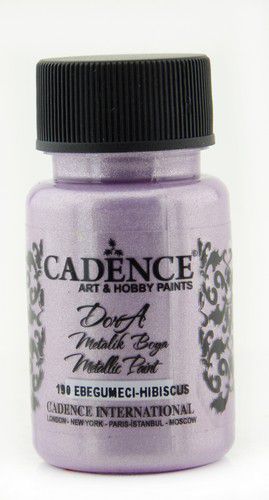 Cadence Dora metallic verf Hibiscus  0190 | 50 ml