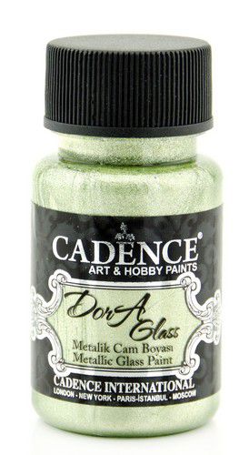 Cadence Dora Glas & Porselein verf Metallic Mentolgroen 3146