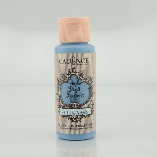 Cadence Style Mat textiel verf Lavendelblauw F618 | 59ml