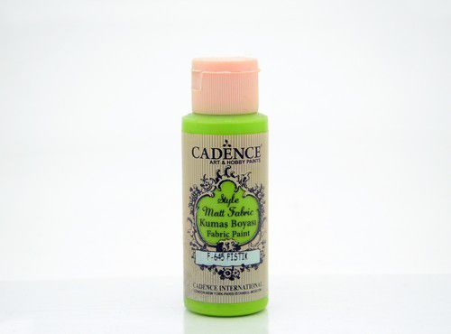 Cadence Style Mat textiel verf Pistache groen F645 | 59ml