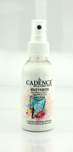 Cadence Fashion spray textiel verf Wit | 1100 | 100ml