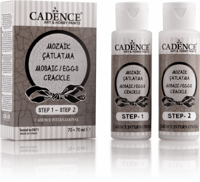 Cadence ei / mozaiek crackle set 0001 7070 70+70ml