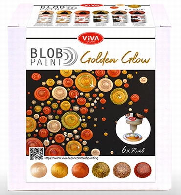 Viva Decor Blobpaint Set Golden Glow