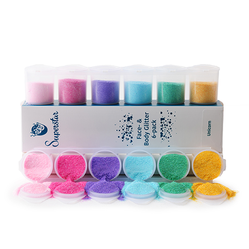 Unicorn  Glitter Mix Sixpack 90 ml.