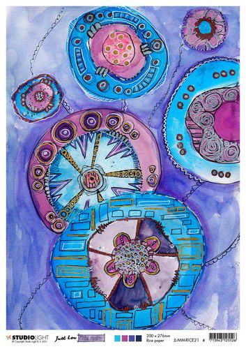 Studio Light Rice Paper Mindful Moodling nr.21 A4