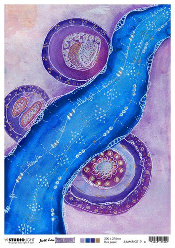 Studio Light Rice Paper Mindful Moodling nr.19 A4