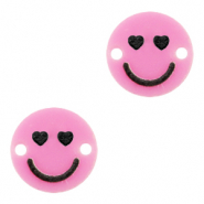 Plexx tussenstuk smiley hearts Pink | 5 stuks