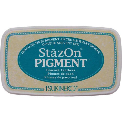 Stazon Pigment Inktkussen - Peacock Feathers