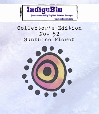 IndigoBlu stempel Collector's Edition 52 Sunshine Flower