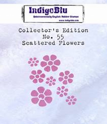 IndigoBlu stempel Collector's Edition 55 Scattered Flowers
