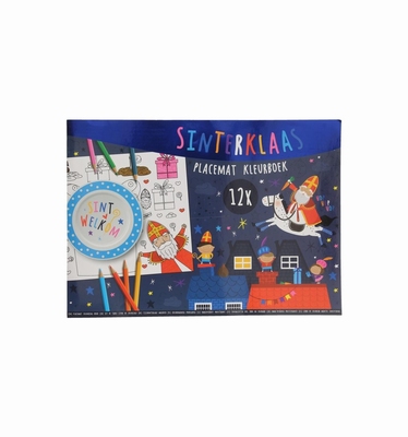 Kleurboek Sinterklaas Placemats 42X30 CM