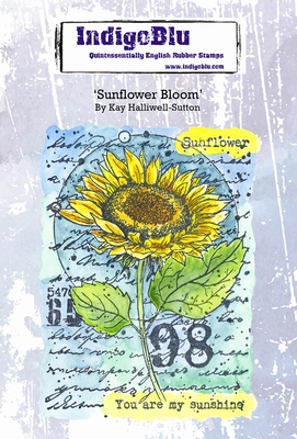IndigoBlu stempel A6 | Sunflower Bloom