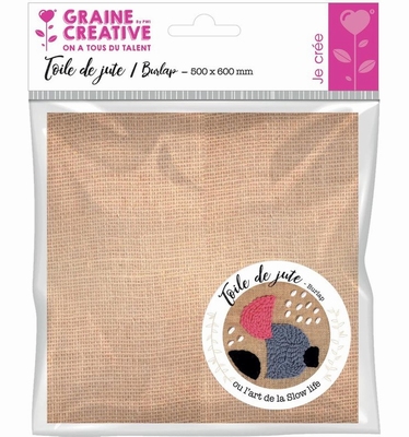 Graine Creative Jute stof 50 x 60