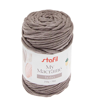 Stafil My Macrame Boho, Coffee 250gr / 70mtr.