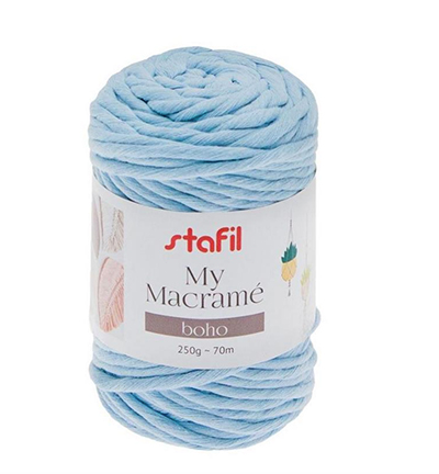 Stafil My Macrame Boho, Blue Baby 250gr / 70mtr.