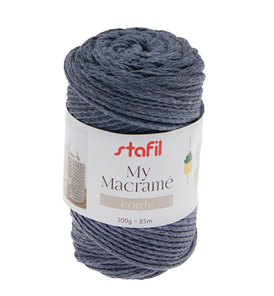 Stafil My Macrame Cordy, Indigo 200gr / 85mtr.