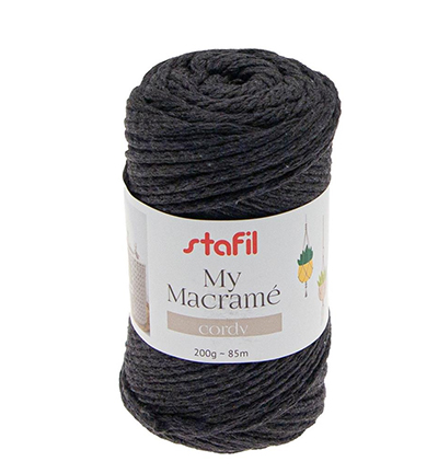 Stafil My Macrame Cordy, Anthracite 200gr / 85mtr.