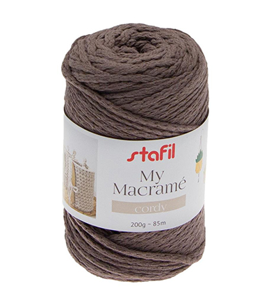 Stafil My Macrame Cordy, Coffee 200gr / 85mtr.