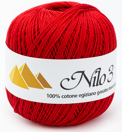 Haakgaren Nilo nr.3 - 114 red 100gr / 270mtr