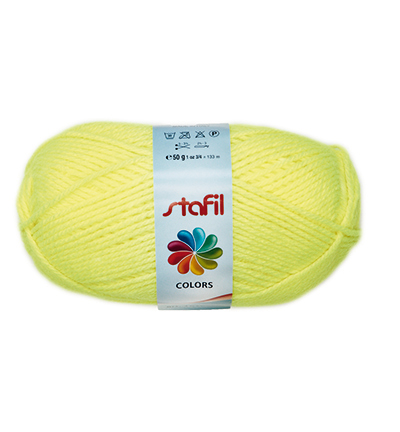 Colors Wool, Yellow Fluo 50gr / 133mtr