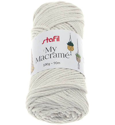 Stafil My Macrame Yarn, Cream 100gr / 90mtr.