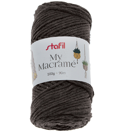 Stafil My Macrame Yarn, Anthracite 100gr / 90mtr.