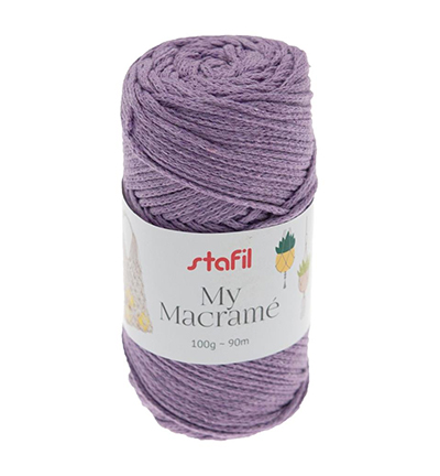 Stafil My Macrame Yarn, Violet 100gr / 90mtr.