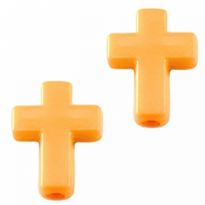 Oranje  in de vorm van een kruis | 60 stuks