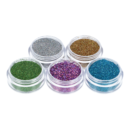 Laser Glitter Set for Glitter Tattoo 5 x 5ml