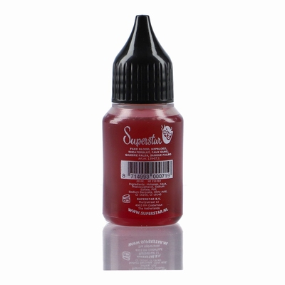 Superstar Fake Blood, hell red thick clotting 20 ml.