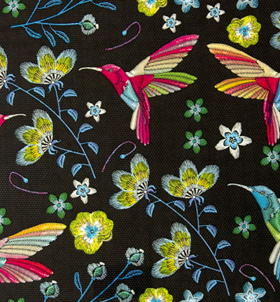 Faux leather fabric | 50x70cm | black | 520g/m²