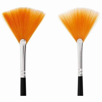 Gold Line waaierpenselen | set van 2 stuks