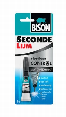 Bison Secondelijm | Control Vloeibaar 3gr tube