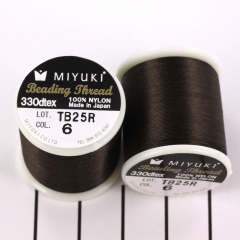 Miyuki Beading Draad Donker Bruin | 50 meter | 0.2 mm dik