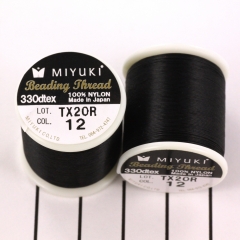 Miyuki Beading Draad Zwart | 50 meter | 0.2 mm dik