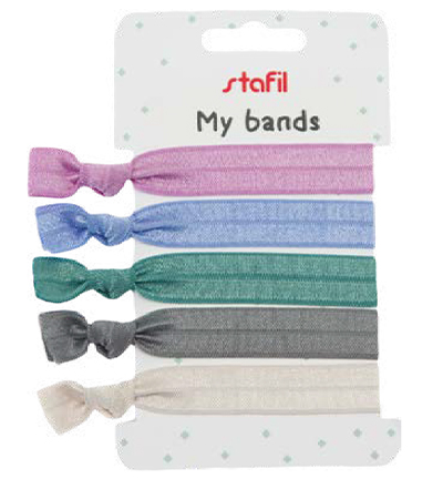My Bands elastisch - Pastel assorti