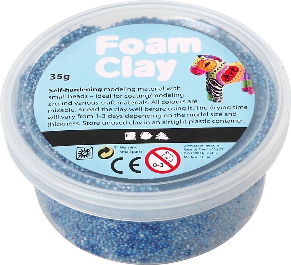 Foam Clay Blauw | 35 gr